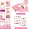 24-Pack Glitter Floral Mother’s Day Cards with Envelopes – Blank Inside Greeting Cards for Mom, Grandmother & Mother-in-Law